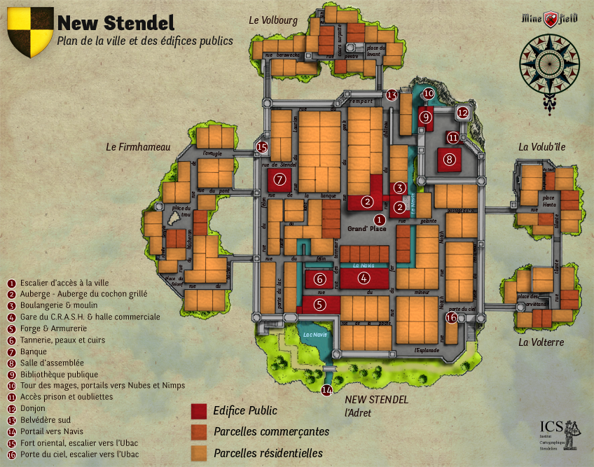Plan général de la capitale New Stendel